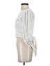 L Space 100% Cotton Ivory 3/4 Sleeve Blouse Size S - photo 5
