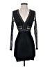Hello Molly Solid Black Cocktail Dress Size S - photo 1