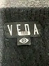 Veda 100% Alpaca Color Block Black Wool Pullover Sweater Size M - photo 7