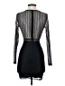 Hello Molly Solid Black Cocktail Dress Size S - photo 2