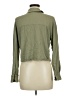 Moa Moa Green Long Sleeve Button-Down Shirt Size M - photo 2