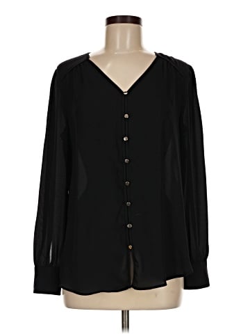 Ann Taylor Long Sleeve Blouse (view 1)