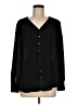 Ann Taylor 100% Polyester Black Long Sleeve Blouse Size M - photo 1