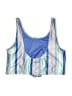 Hurley Stripes Blue Swimsuit Top Size XL - photo 2