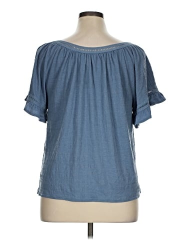 Max Studio Short Sleeve Blouse (view 2)