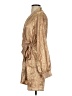Lost + Wander 100% Polyester Metallic Gold Cocktail Dress Size S - photo 5
