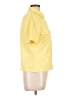 J. McLaughlin Yellow Short Sleeve Button-Down Shirt Size L - photo 4