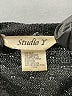 Studio Y Black Silk Cardigan Size M - photo 7