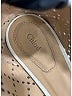 Chloé 100% Leather Polka Dots Ivory Flats Size EU 38 - photo 8