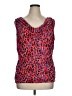 Thalia Sodi Red Sleeveless Top Size XL - photo 1