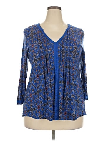 Lucky Brand 3/4 Sleeve Blouse (view 1)