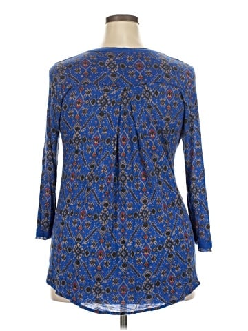 Lucky Brand 3/4 Sleeve Blouse (view 2)