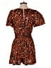 By Anthropologie Animal Print Brown Romper Size S - photo 2