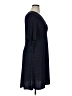 Chaps Polka Dots Blue Casual Dress Size XL - photo 4