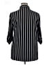 LYNN Ryan Stripes Black 3/4 Sleeve Blouse Size XL - photo 2