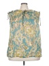 Talbots Teal Sleeveless Blouse Size 3X - photo 1