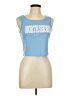 Shein Blue Sleeveless T-Shirt Size L - photo 1