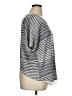One World Stripes Gray Short Sleeve Top Size XL - photo 4