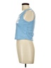 Shein Blue Sleeveless T-Shirt Size L - photo 5