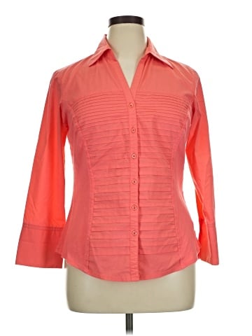 Zac & Rachel 3/4 Sleeve Button-Down Shirt (view 1)