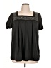 George Black Short Sleeve Blouse Size XL - photo 1