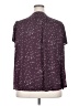 Unbranded 100% Polyester Stars Purple Short Sleeve Blouse Size 5X (estimated) - photo 2