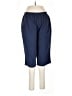 BonWorth Solid Blue Casual Pants Size Med Petite - photo 1