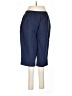 BonWorth Solid Blue Casual Pants Size Med Petite - photo 2