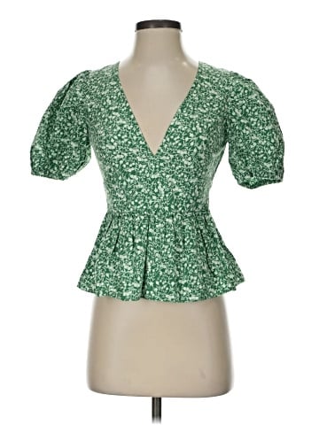 Topshop Short Sleeve Blouse (view 1)