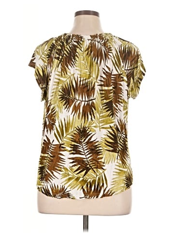 Chaps Short Sleeve Blouse (view 2)
