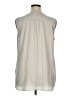 CAbi Ivory Gray Sleeveless Button-Down Shirt Size XL - photo 2