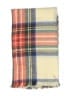 Unbranded Plaid Tan Ivory Scarf One size - photo 2