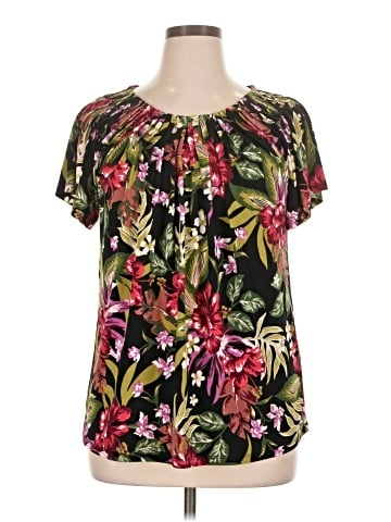 Style&Co Short Sleeve Blouse (view 1)