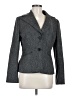 Ann Taylor Chevron-herringbone Gray Wool Blazer Size 8 - photo 1