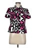 Kasper Pink Short Sleeve Blouse Size 6 - photo 1