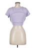 Assorted Brands Purple Short Sleeve Top Size L - photo 2