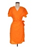 Shein Orange Cocktail Dress Size 6 - photo 1