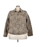Torrid Animal Print Gold Jacket Size 4X Plus (4) - photo 1