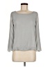 Alfani 100% Polyester Gray Long Sleeve Blouse Size 8 - photo 1