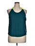 Nike 100% Polyester Teal Active Tank Size XL - photo 1