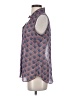 CAbi 100% Polyester Blue Sleeveless Blouse Size S - photo 5