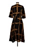 Gracia 100% Polyester Print Black Casual Dress Size S - photo 2