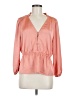 J.Crew 100% Polyester Pink 3/4 Sleeve Blouse Size XXL (estimated) - photo 1