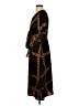 Gracia 100% Polyester Print Black Casual Dress Size S - photo 5