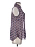 CAbi 100% Polyester Blue Sleeveless Blouse Size S - photo 4