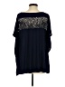 Grayse 100% Rayon Blue 3/4 Sleeve Blouse Size XS - photo 2