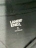 Lands' End Solid Black Long Sleeve Polo Size M - photo 7