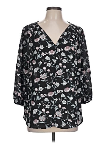 Pleione 3/4 Sleeve Blouse (view 1)