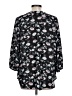 Pleione 100% Polyester Black 3/4 Sleeve Blouse Size L - photo 2