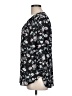 Pleione 100% Polyester Black 3/4 Sleeve Blouse Size L - photo 5